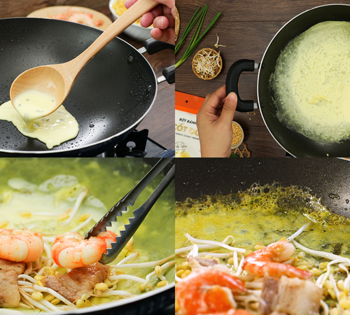 Cách làm bánh xèo củ hủ dừa chuẩn vị miền Tây Bến Tre