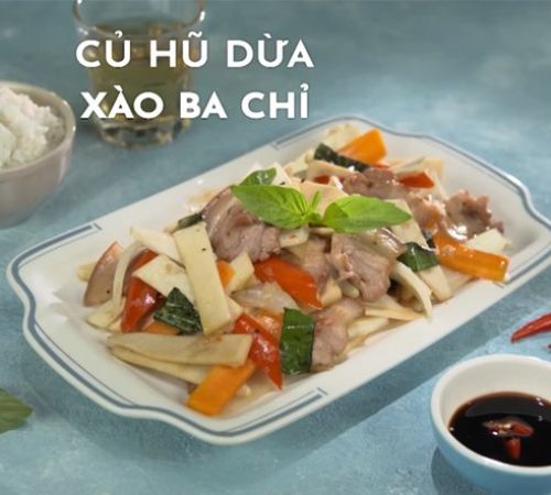 Chế biến các món ăn từ củ hủ dừa chua ngọt