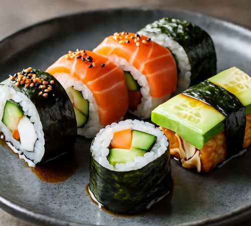 Cách chế biến sushi củ hủ dừa Cách chế biến sushi củ hủ dừa