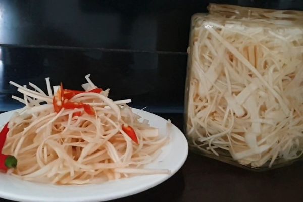 Củ hủ dừa ngâm chua ngọt cho món ăn ngon