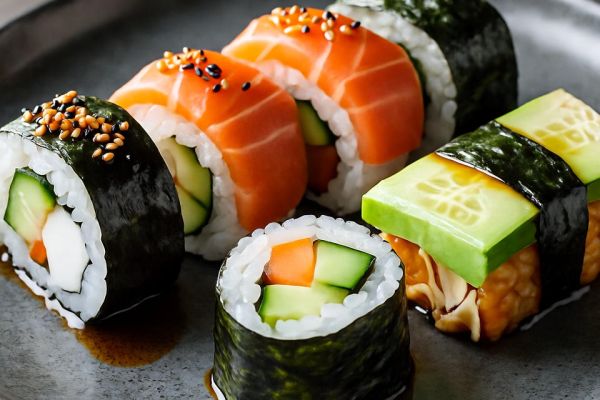 Cách chế biến sushi củ hủ dừa