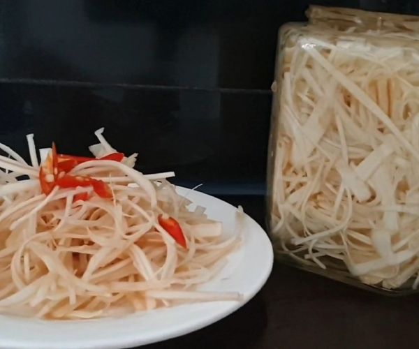 Củ hủ dừa ngâm chua ngọt cho món ăn ngon