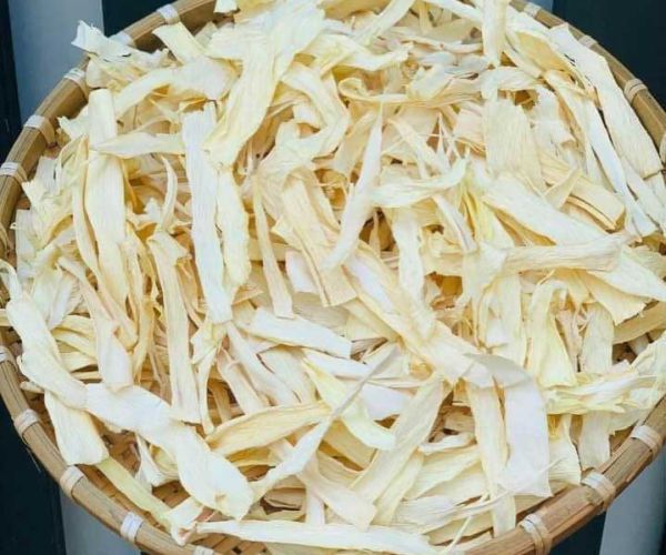 Các món ăn chế biến từ củ hủ dừa sấy khô Bến Tre