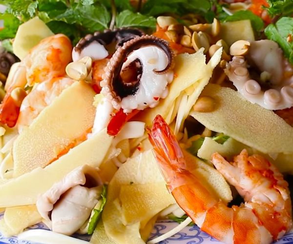 Các thực phẩm ngon dùng kèm theo củ hủ dừa