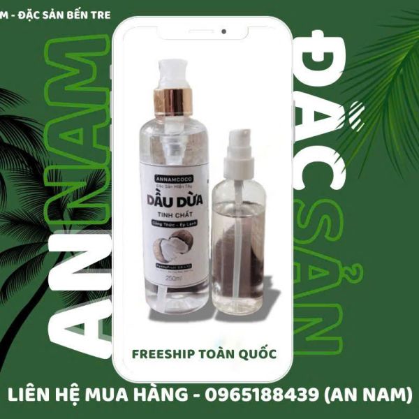Dầu Dừa Nóng Loại 2 (250 ml)