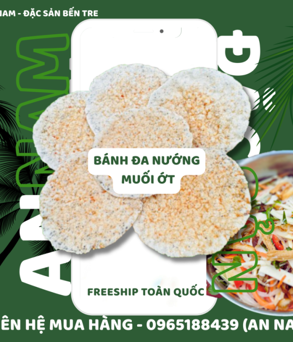 Bánh Đa Nướng Muối Ớt