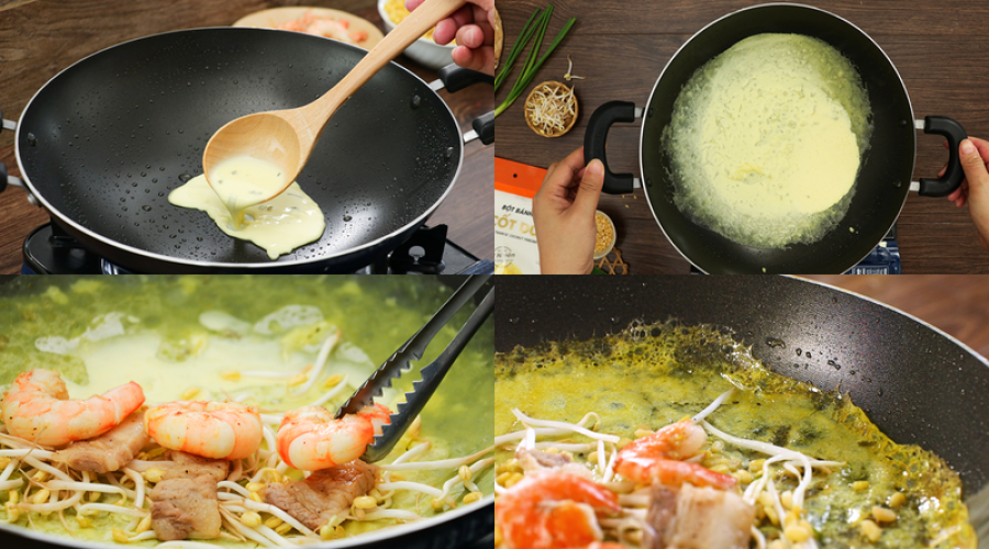 Cách làm bánh xèo củ hủ dừa chuẩn vị miền Tây Bến Tre