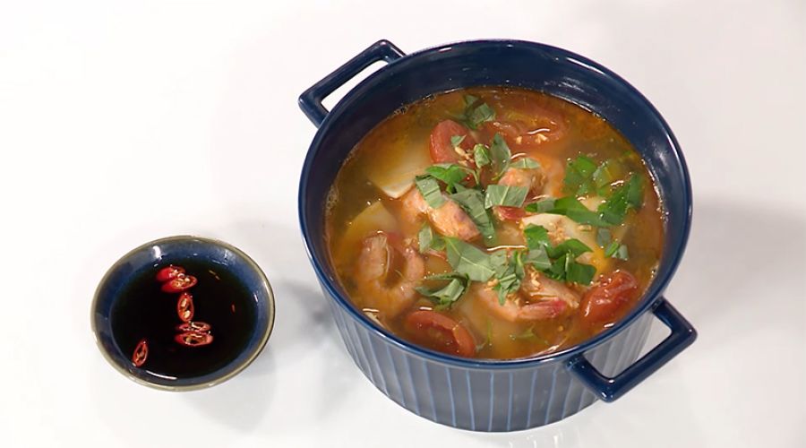 Các món canh chua dùng với củ hủ dừa