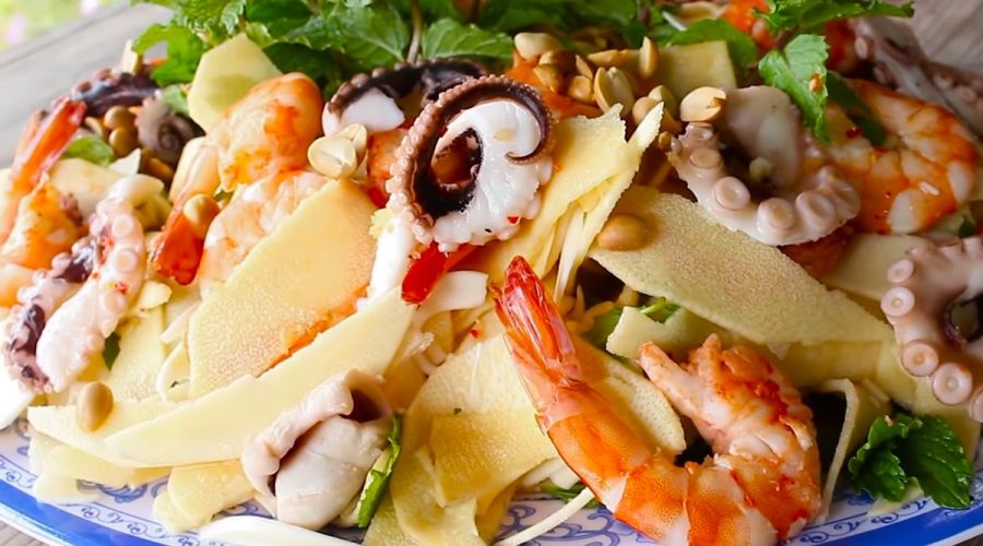 Các thực phẩm ngon dùng kèm theo củ hủ dừa