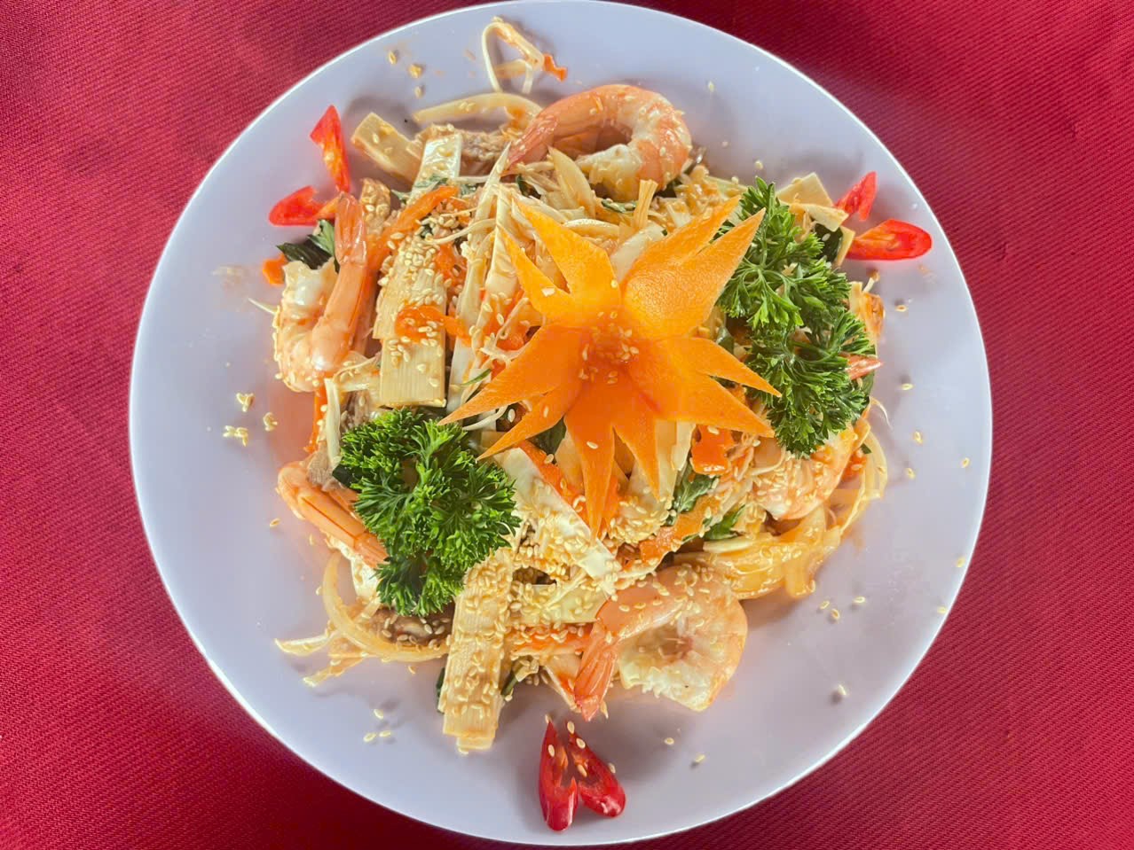 Gỏi củ hủ dừa tôm thịt