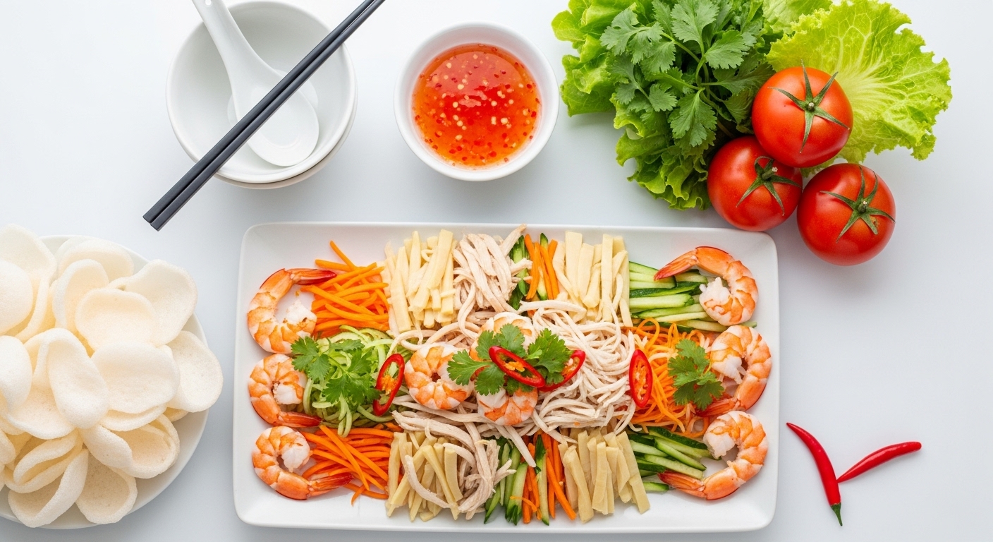 củ hủ dừa tôm thịt